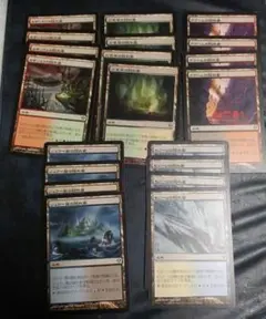 MTG MMQ 枯渇ランド 5枚セット - メルカリ