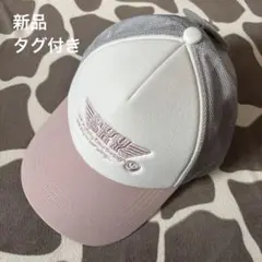 【新品】メッシュキャップ ピンク ホワイト y2k