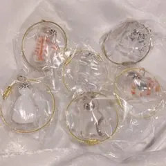 E うちの子のけだまだま 類似品 6個セット まとめ売り カプセルキーホルダー