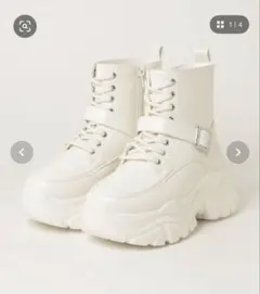 LOVE HUNTER/軽量厚底８ホールスニーカーブーツ(2223)