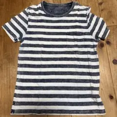 BAYFLOW ストライプ ポケットTシャツ