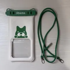 Abema 防水スマホケース ストラップ付き