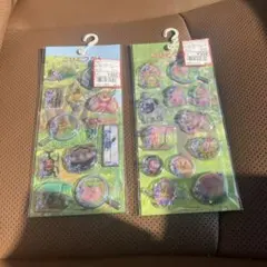 こびとづかん　カプセルシール　シャカシャカシール　モモジリ