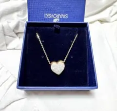 SWAROVSKI ハート ネックレス