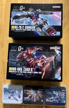 新品未開封★ガンダム★ガンプラパッケージアートクッキー缶★3点セット