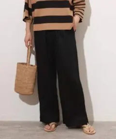 JOURNAL STANDARD relume 麻スリットイージーパンツ