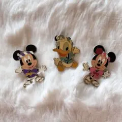 ディズニーリゾート ピンバッジ 3個 アブーズバザール ジャングルカーニバル