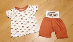 車プリント Tシャツ半ズボンパジャマ【サイズ】95