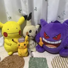 ポケモン ぬいぐるみセット　ピカチュウ ゲンガー　ミミッキュ