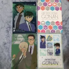 名探偵コナンminiクリアファイルコレクション4 安室透&風見裕也 他3枚セット