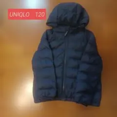 UNIQLO KIDS ダウンパーカー 中綿ジャケット　ネイビー　120