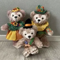 ダッフィー&シェリーメイ ぬいぐるみバッジ+ミニストラップ