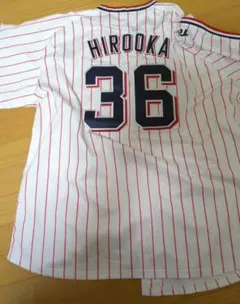 実使用】2019 ヤクルト 廣岡大志 ホームユニフォーム 上下セット 支給