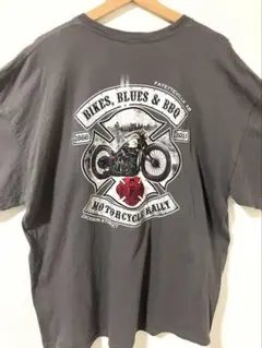 MOTORCYCLE RALLY バイク　Tシャツ サイズ2XL