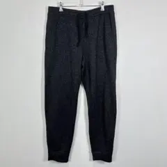 ユニクロ　スウェット　部屋着　Lサイズ　ブラック　ウエストゴム　ポケット