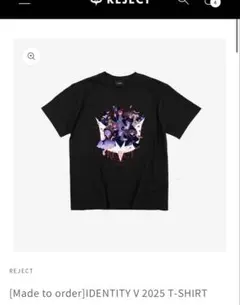 第五人格 reject RC Tシャツ 8/17 0時より受注受付開始【受注販売 8/31まで】2024 REJECT FIGHTERS