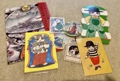 ヒグチユウコ　ボリス雑貨店　ステッカー　ポストカード　便箋　8点