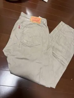 Levi's リーバイス 505 W32 L30 ベージュツイルパンツ チノパン