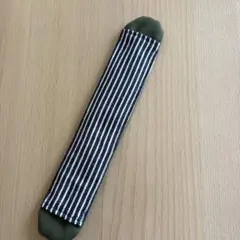 水筒肩紐カバー　ハンドメイド　ヒッコリー　入学　肩紐ベルトカバー　長め25㎝のサムネイル
