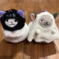 カルディ なりきりチンチラマスコット ハロウィン ぬいぐるみ チンチラ 2종