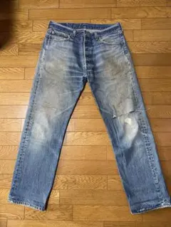 【90s USA製】Levi's 501XX デニムパンツ W36 L33 ヒゲのサムネイル
