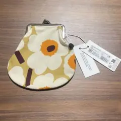【新品未使用タグ付】マリメッコ marimekko ウニッコ がま口 ポーチ