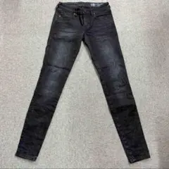 ディーゼル　diesel ブラック　スキニー　デニム　25