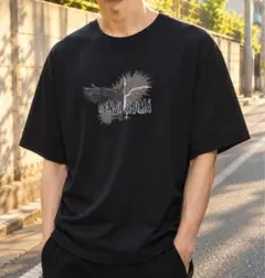 入手困難 飯島レンジ カラスTシャツ - メルカリ