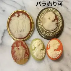 カメオ ブローチ