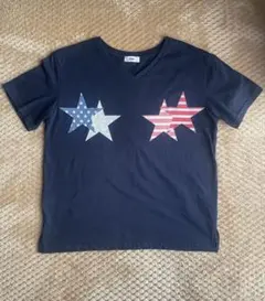 Rodeo Crowns 半袖 Tシャツ ネイビー 星柄のサムネイル