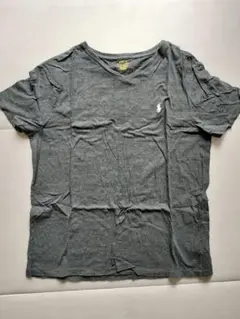 POLO Ralph Lauren ダークグレー Vネック Tシャツ　中古美品！