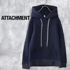 ATTACHMENT C/Wカシミヤ鹿の子裏毛 プルオーバーパーカー