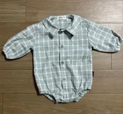 POLO Baby チェック柄ロンパース 70
