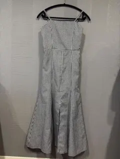 ギンガムチェック キャミワンピース