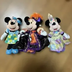 ミニーマウス マスコット　ストラップ　3体セット
