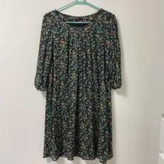 【最終価格】earth music&ecology ×リバティ　ワンピース