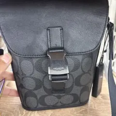COACH シグネチャー ショルダーバッグ ブラックのサムネイル
