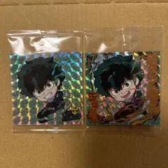 ヒロアカ　ウエハース　シール　デク　2枚