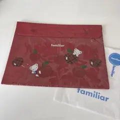 【新品・未使用】ファミリア　クリアケース