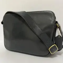 美品✨オールドコーチ　COACH ショルダーバッグ　ヴィンテージ　レザー　黒
