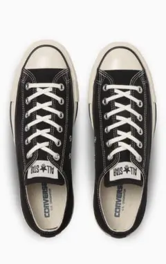 値下げ！【美品】ALL STAR US OX ブラック23cm