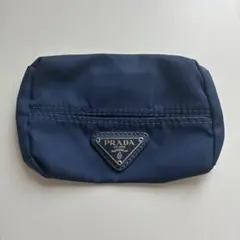 PRADA ネイビー ナイロンポーチ