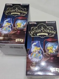ポケモン ピカチュウ ヒトカゲ フィギュア 2体セット ランタンジオラマ