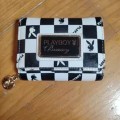 PLAYBOY チェック柄 三つ折り財布のサムネイル