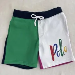 ラルフローレン ポロロゴ入りカラフルハーフパンツ