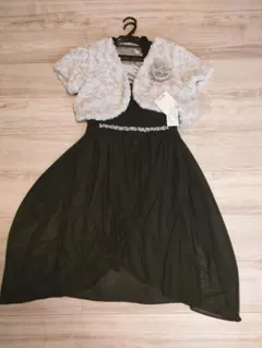 パーティードレス　38サイズ　ファーボレロ　セット