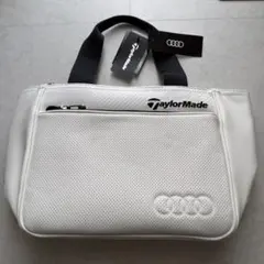 TaylorMade Audi コラボ ラウンドトートバッグ ホワイトのサムネイル