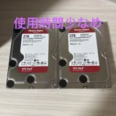 WD Red 3TB HDD WD30EFRX 2台セット (3/4)