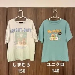 すみっこぐらし Tシャツ 140サイズ 水色