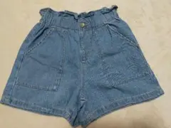 ジーユー　ベイカーショートパンツ